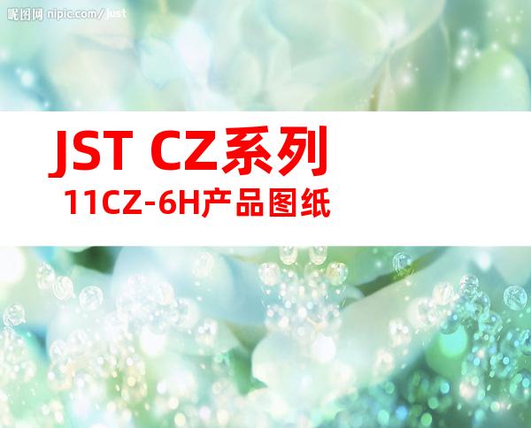 JST CZ系列 11CZ-6H产品图纸